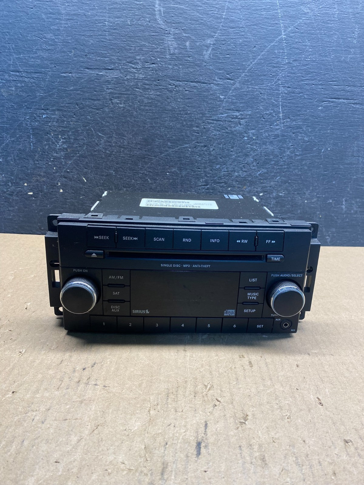 2007-2012 Chrysler Dodge Jeep Ram Radio CD MP3 AUX Receiver AG1892 DG0