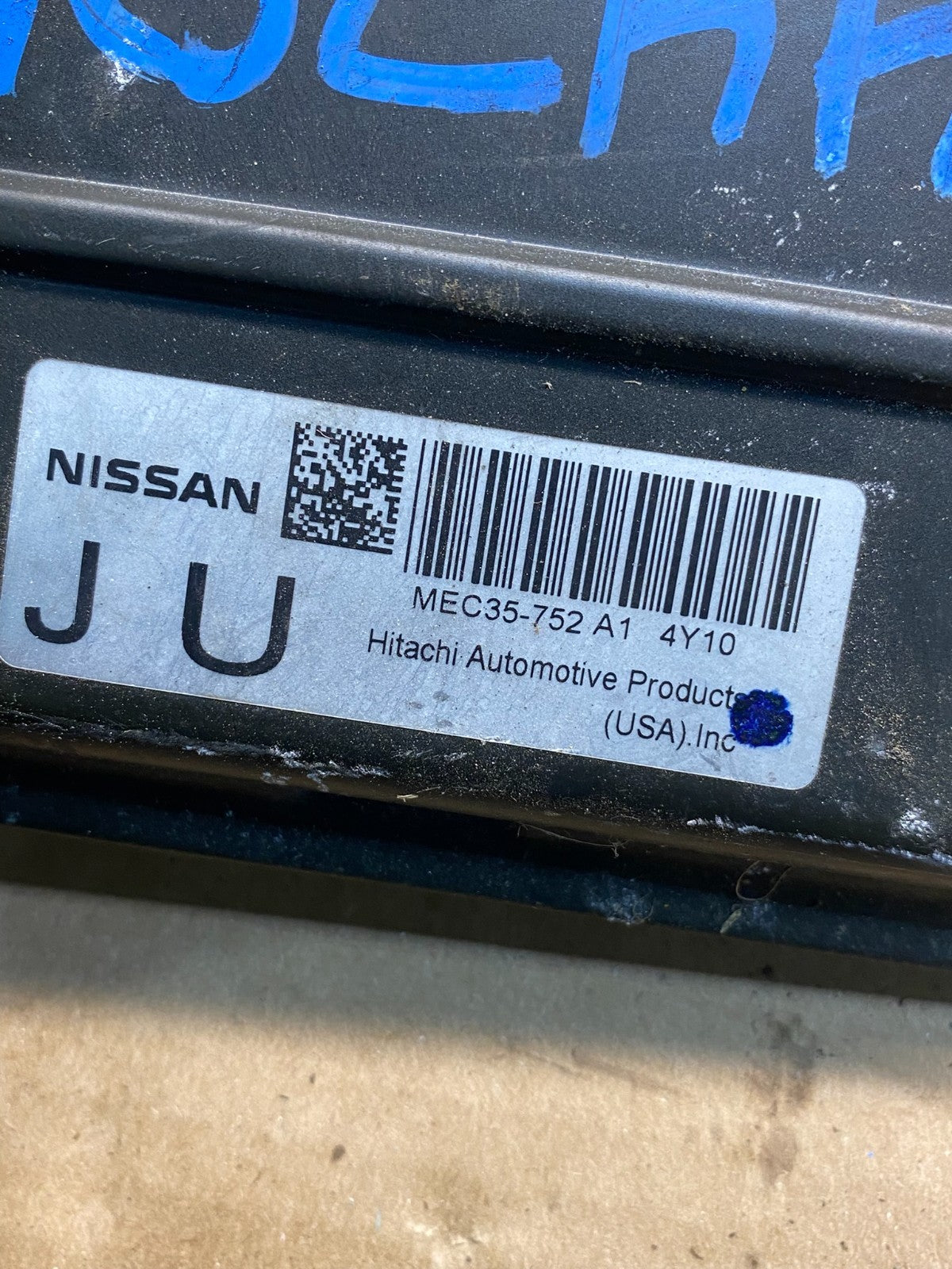 2005 Nissan Pathfinder Engine Control Module ECM MEC35-752 A1 AI7498 DG2