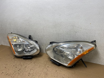 2009 - 2013 Nissan Rogue Left+Right Side Set Halogen Headlights OEM T8039 DW1