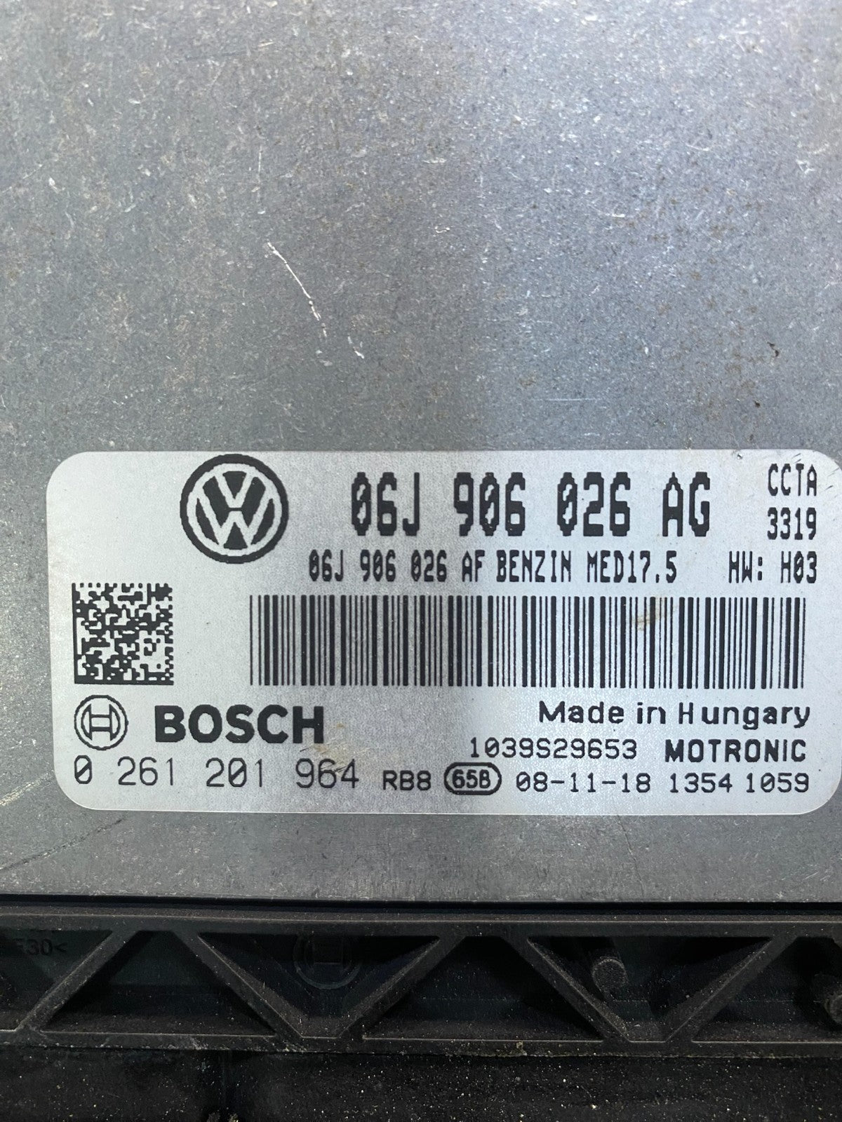 2008 2009 Volkswagen Passat 2.0L ECM Engine Control Unit ECU AC2609 DW2