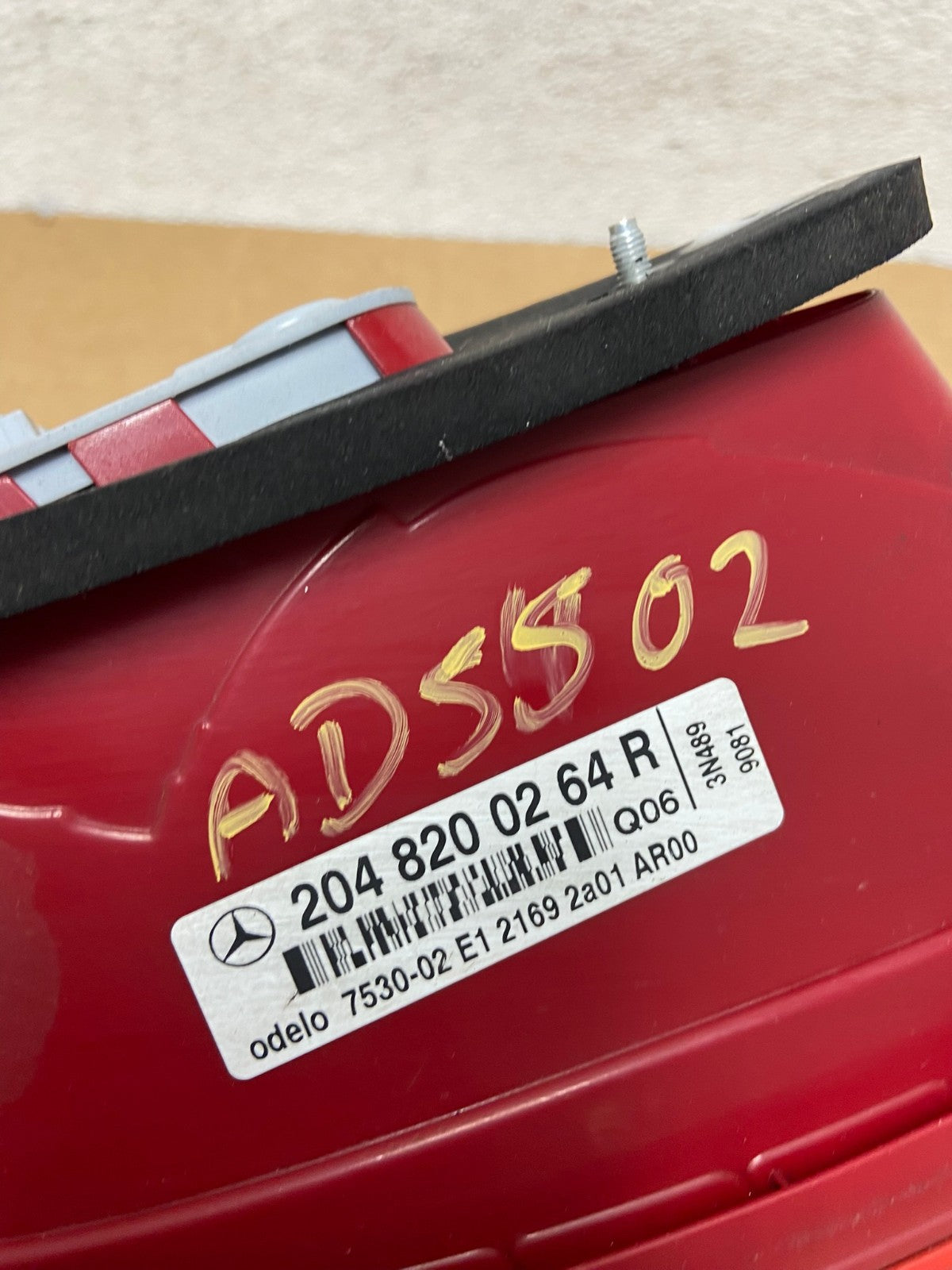 2008 2009 2010 2011 Mercedes C-Class Right Passenger Tail Light AD5502 LK5