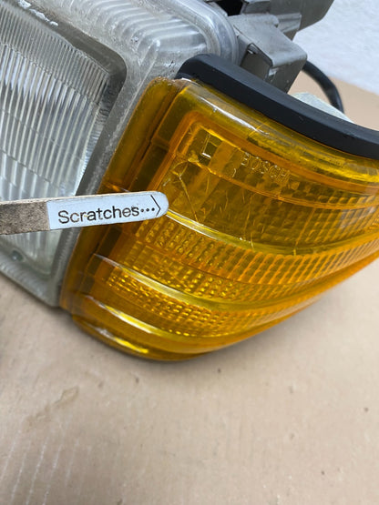 1986 to 1991 Mercedes-benz W126 Left Driver Side Halogen Headlight AF3055 DW3