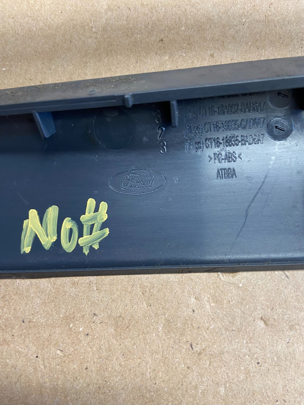 2010 to 2013 Ford Transit Connect Dash Radio Bezel AG5068 DG3