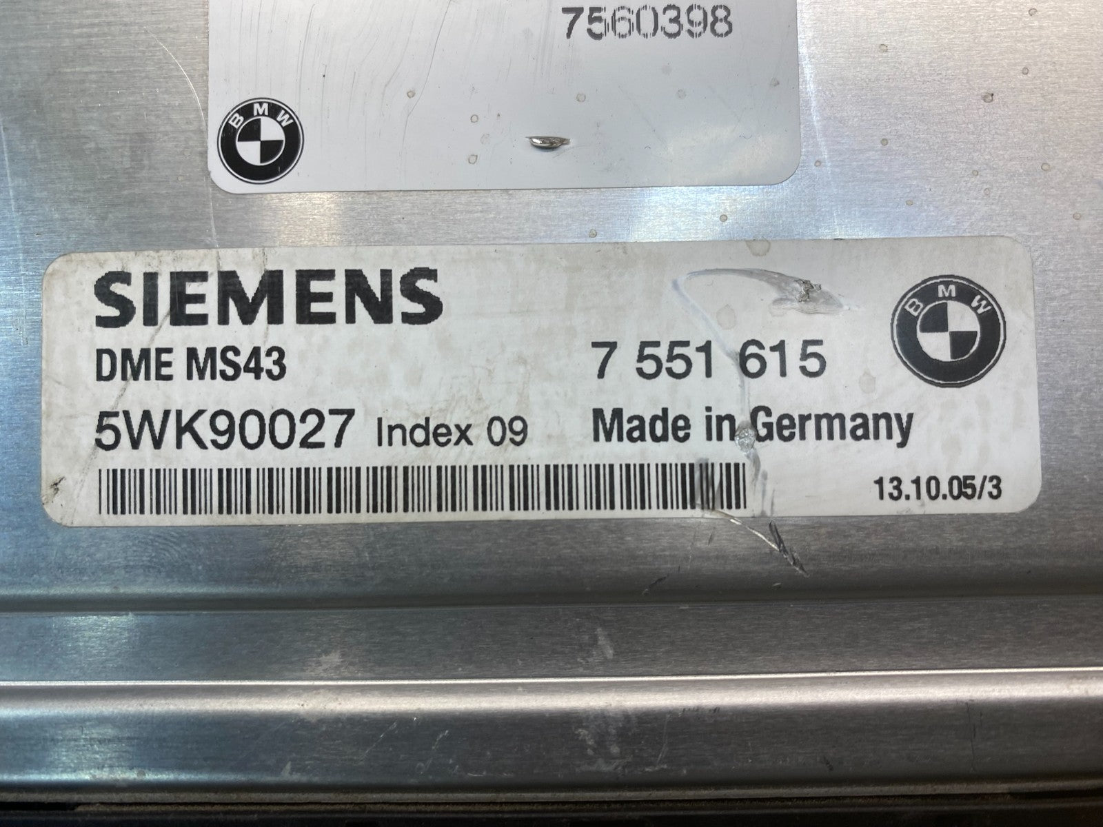 2003 to 2005 BMW X5 ECM ECU Engine Control Computer Module 7551615 OEM AC0657 DG2