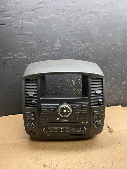 2008 2012 Nissan Pathfinder Radio A/C Heat Temperature Climate Control Y5474 DG0