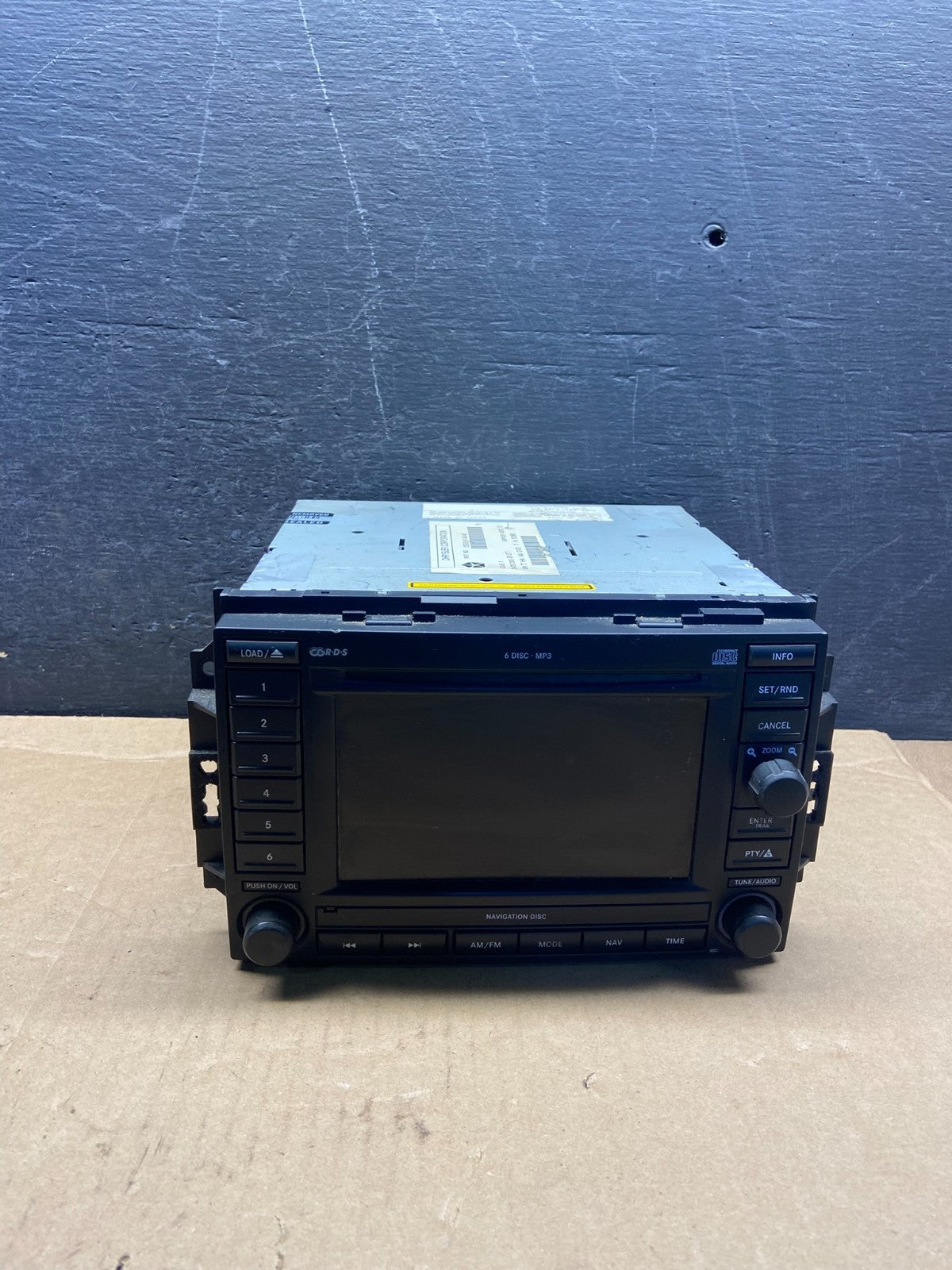 2005 2007 Jeep Dodge Chrysler Screen Display CD Player Satellite Radio AF9271 DG0