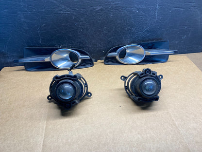 2010 to 2013 Buick Lacrosse Left+Right Set Fog Lights W/Bezel Cover Oe AD7435 DG0