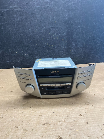 2006 Lexus RX400h Radio Casette AM-FM CD Player AG8482 DG0
