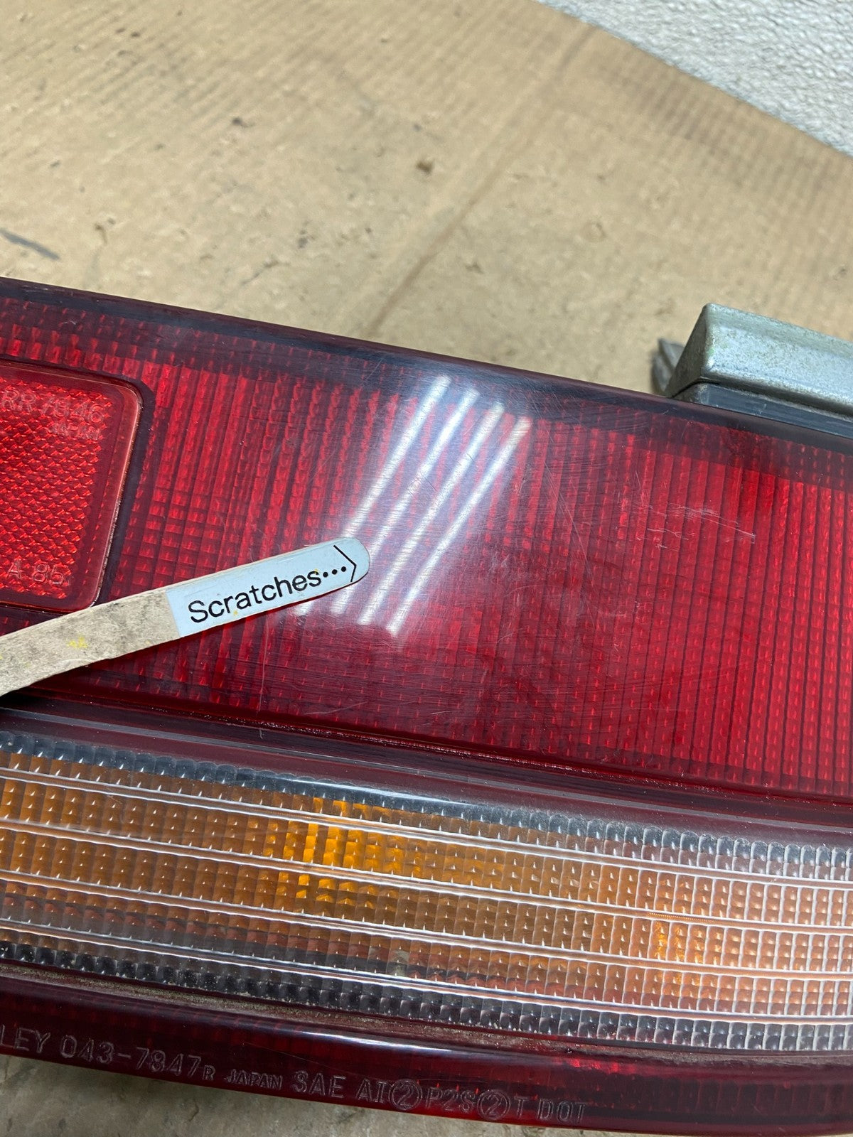 1988 to 1989 Mazda 626 Sedan Right Passenger RH Side Tail Light AA6722 DW3