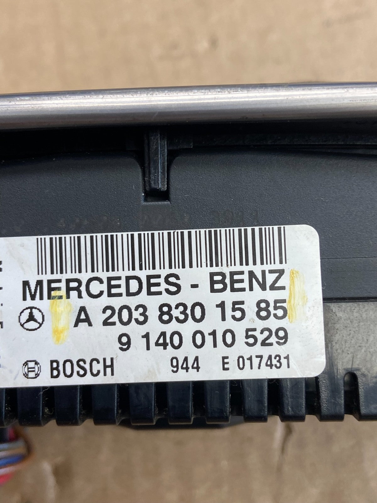 2005-2009 Mercedes W203 C230 C240 A/C Heater Climate Control Trim AE4400 DG4