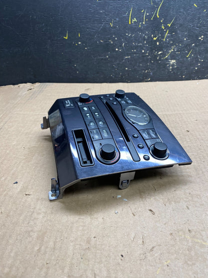 2009 to 2013 Infiniti G37 Radio Player Climate Control Panel Bezel Z0036 DG4
