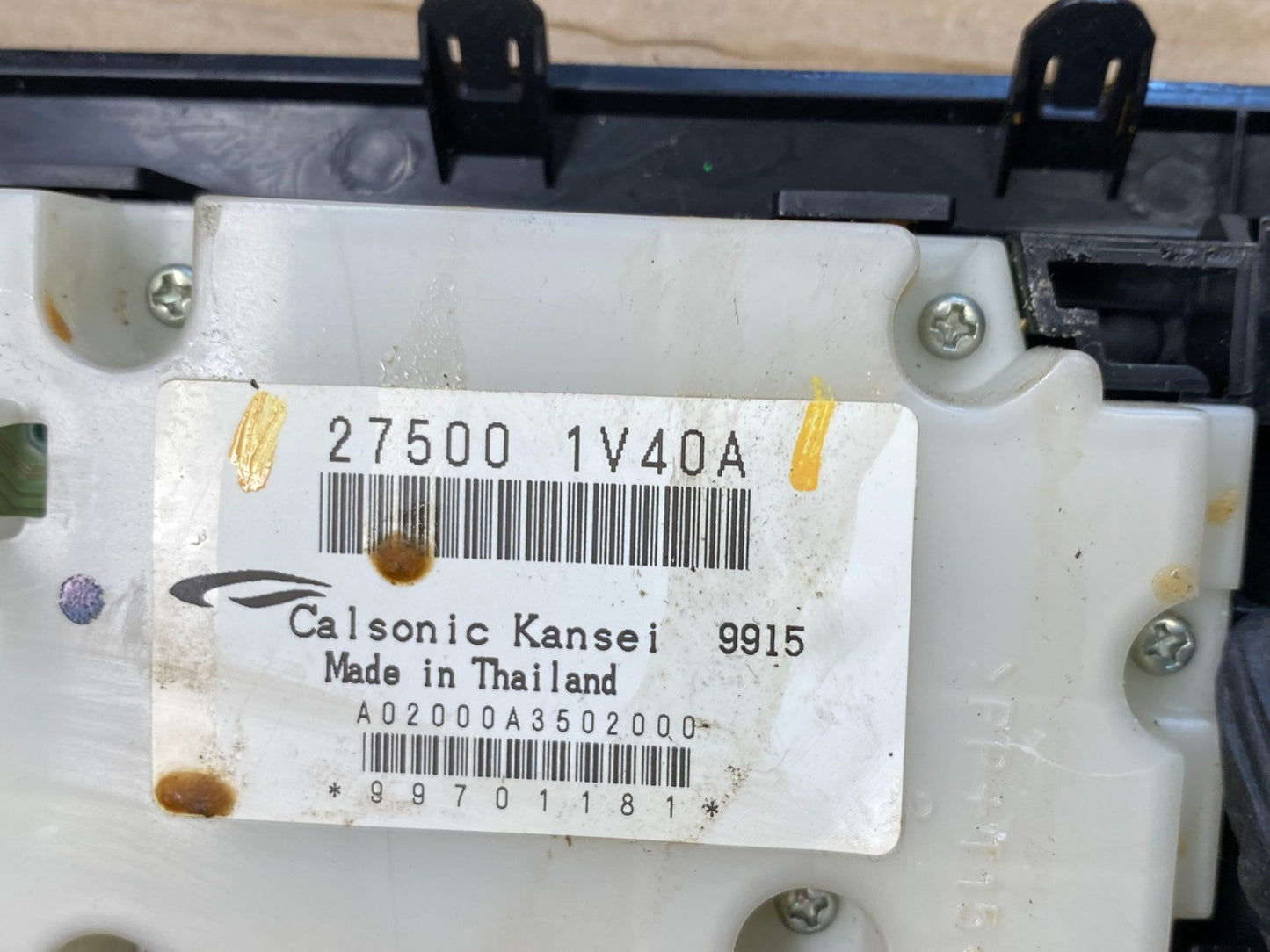 2009 - 2012 Nissan Murano Temperature Climate A/C AC Control Panel ab8646 DG5