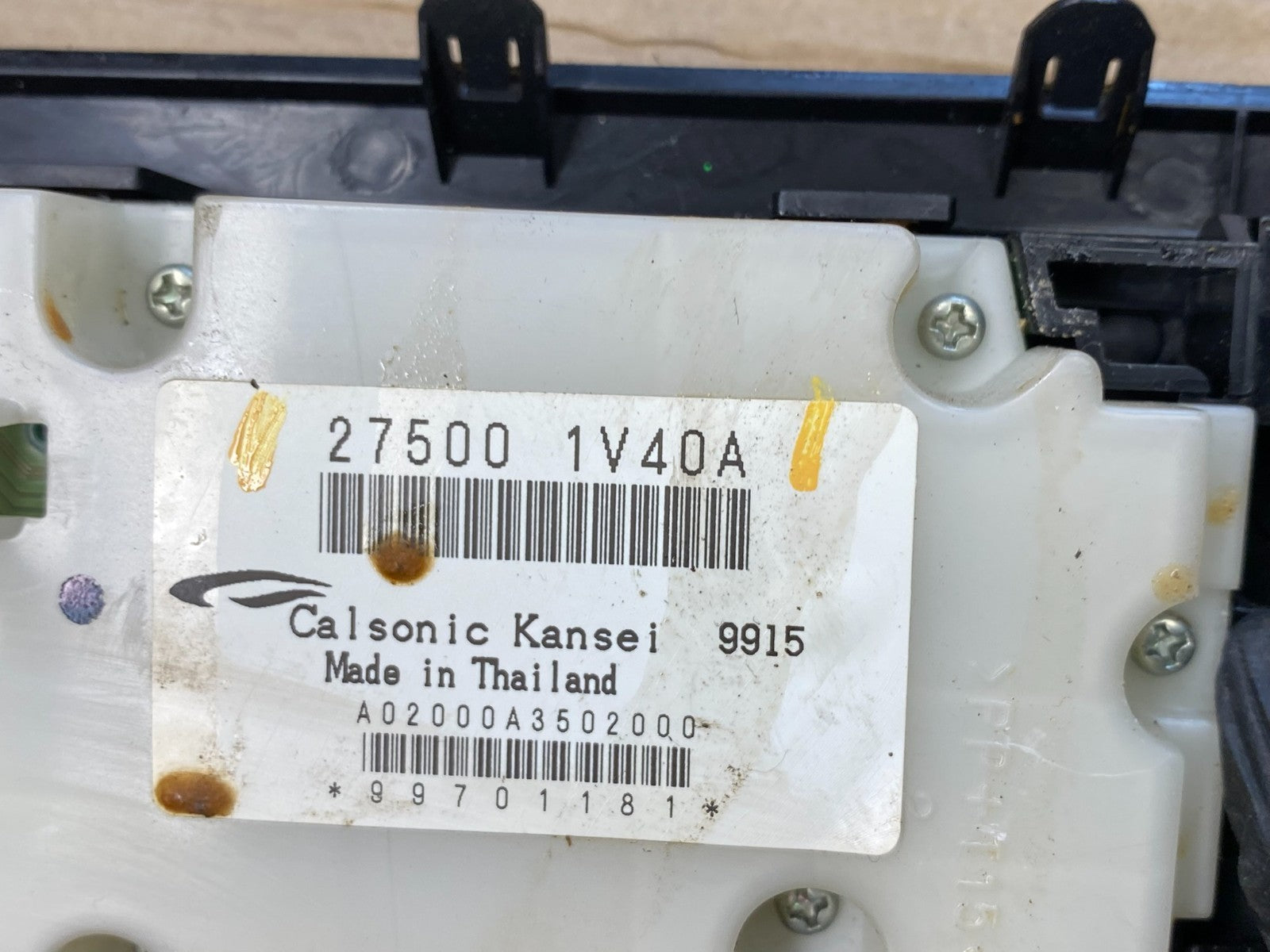 2009 - 2012 Nissan Murano Temperature Climate A/C AC Control Panel ab8646 DG5