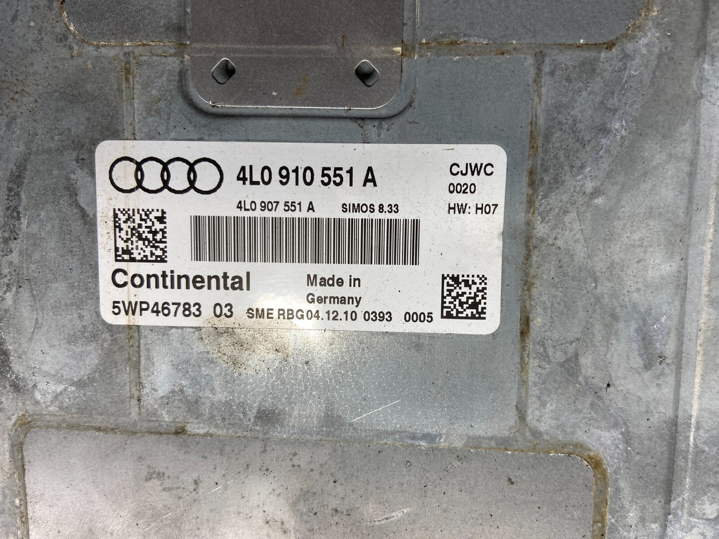 2007 2009 Audi Q7 Engine Computer Module 4L0910551a M7426 DG2