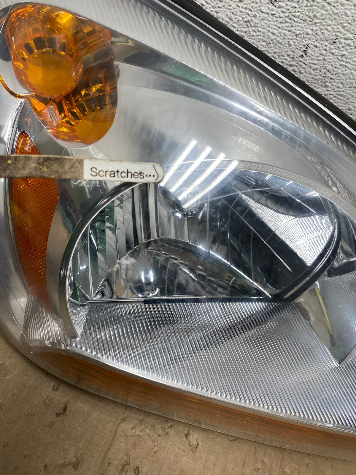 2005 to 2006 Kia Sportage Right Passenger RH Halogen Headlight DEPO AE9629 LK3