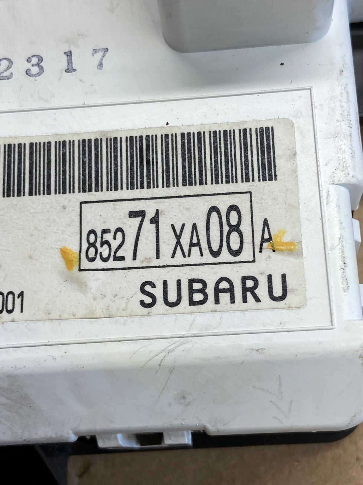 2008 2013 Subaru Tribeca Left Information Door Warning Display Screen AG5050 DG3