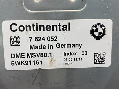 2007 - 2011 BMW 328i 528i E90 ECM ECU Engine Computer 7624052 AF4058 DW2
