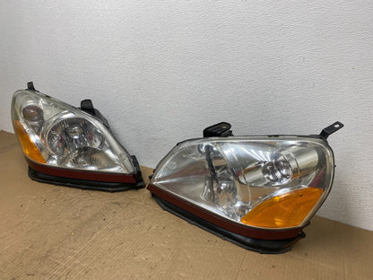 2003 2004 2005 Honda Pilot Left+Right Side Halogen Headlights AB8469 DW1