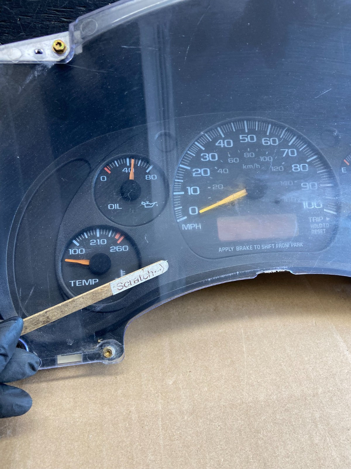1996 to 2000 Chevrolet Express Speedometer Cluster Gauge OEM AB1826 DG3