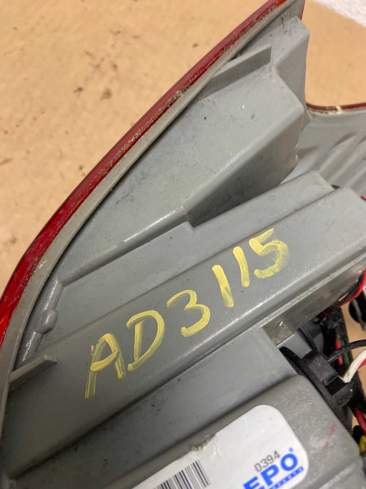 2016 2017 2018 Nissan Sentra Right Passenger RH Side Tail Light DEPO AD3115 LK7