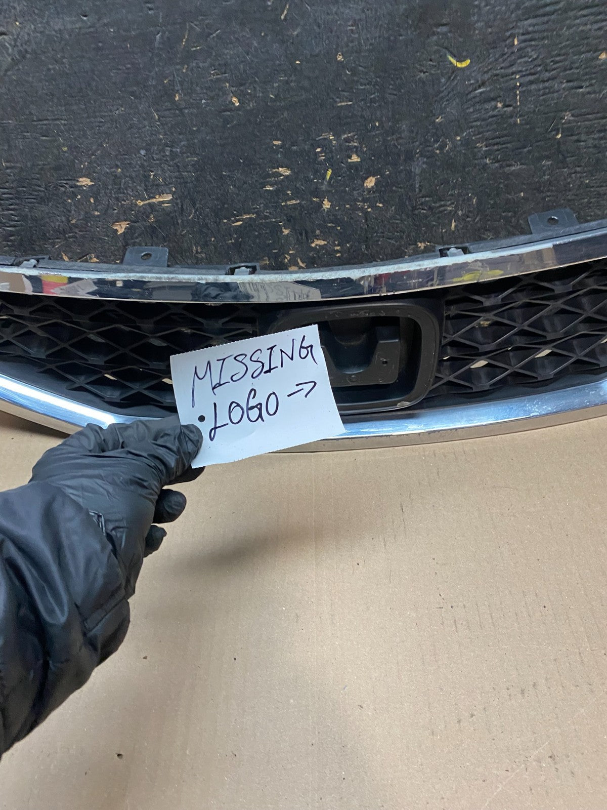 2008 to 2010 Honda Accord Coupe Front Grille Grill Chrome Trim Moulding X3631 DG3