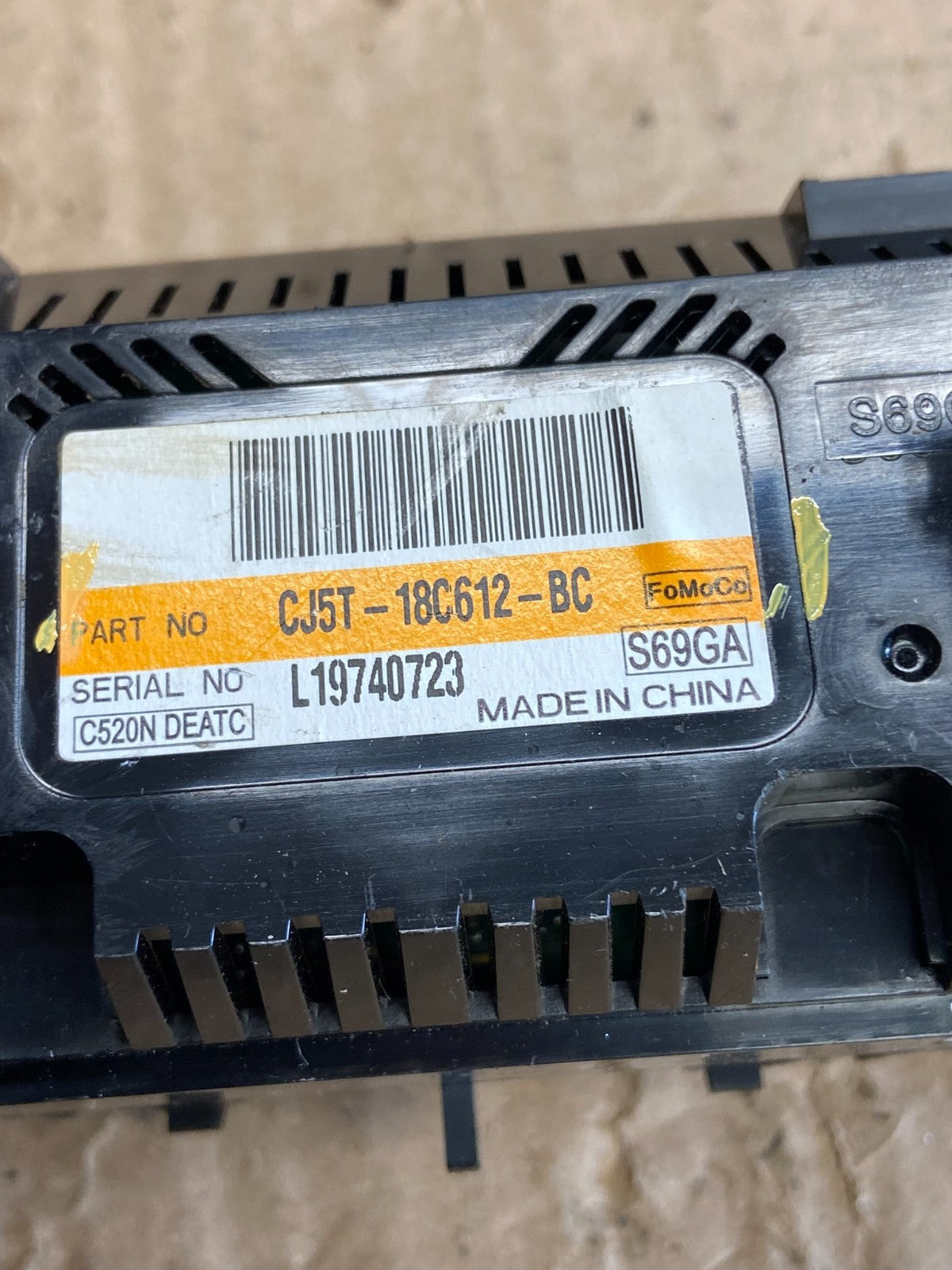 2013 2014 2015 Ford Escape Ac Heater Climate Control Temperature AI2846 DW4