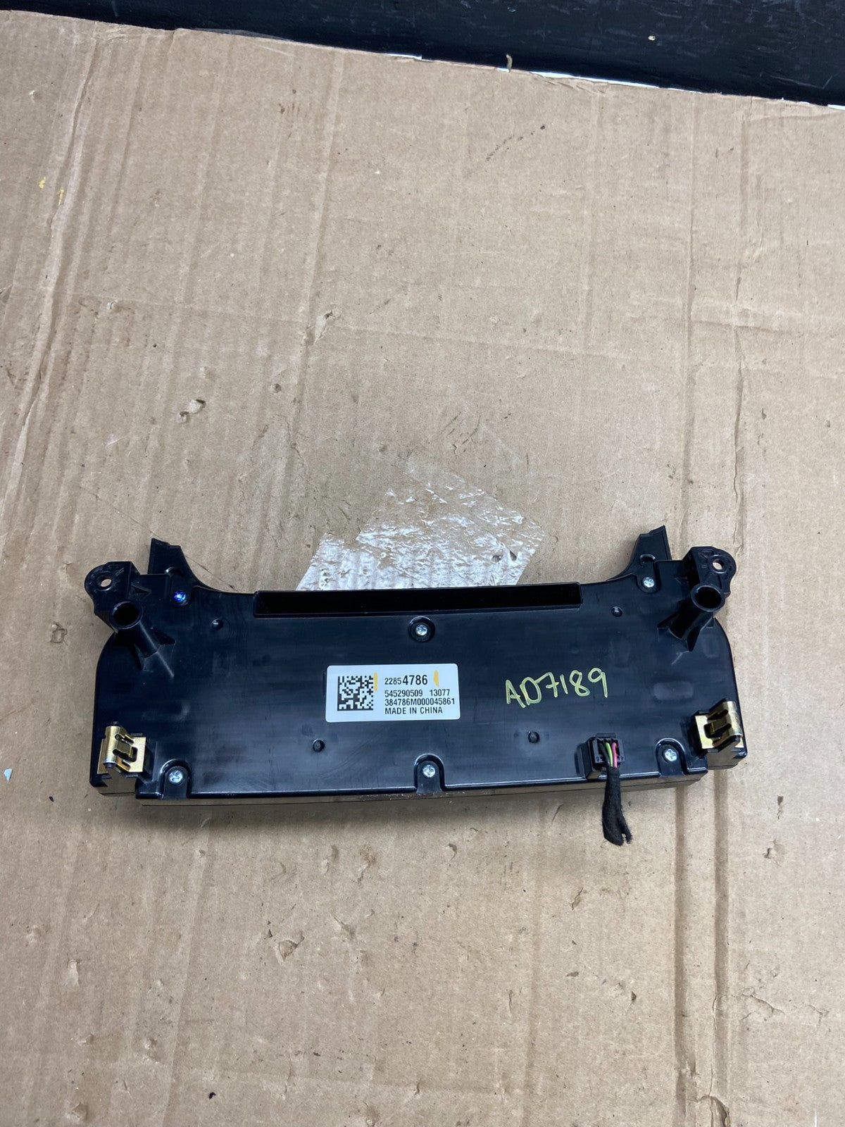 2013 Chevrolet Malibu AC Heat Temperature Climate Control AD7189 DG3