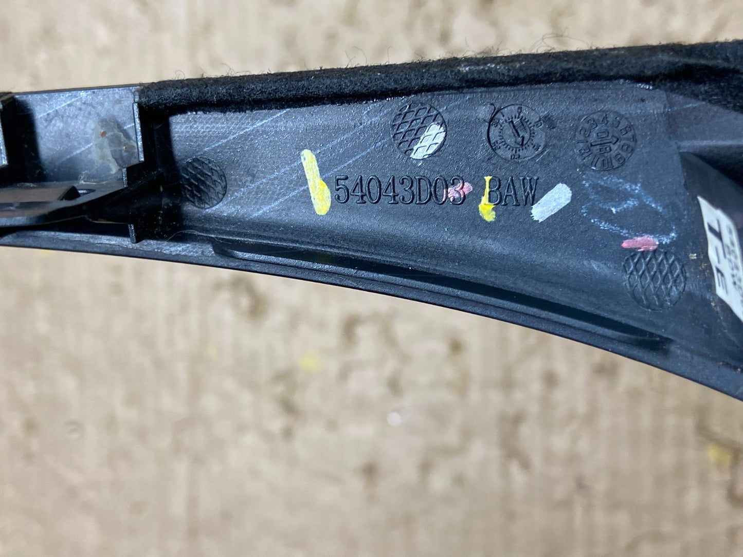 2009 to 2013  Mazda 6 Trim Cover Bezel Molding Dashboard Driver Left  W3069 DG4