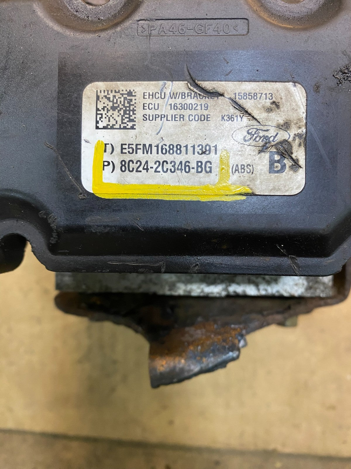 2011 - 2014 Ford E250 E350 Van  ABS Anti Lock Brake Pump Module Oem  Z2403 DG6