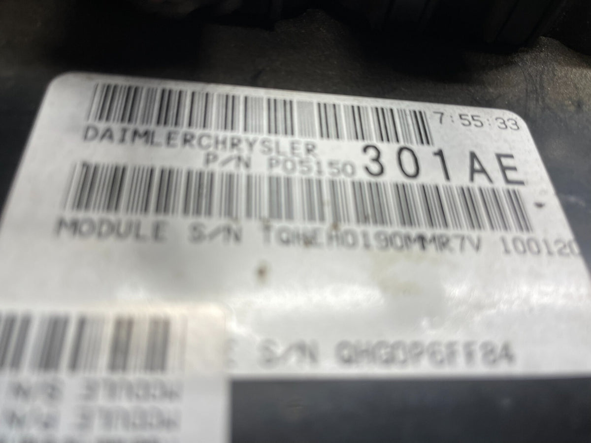 2008 to 2010 Dodge Charger 3.5L Engine Control P68054124ac N4691 DG2