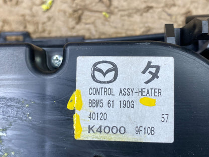 2010 2011 Mazda 3 A/C Manual Climate Control Panel OEM v7408 DG5
