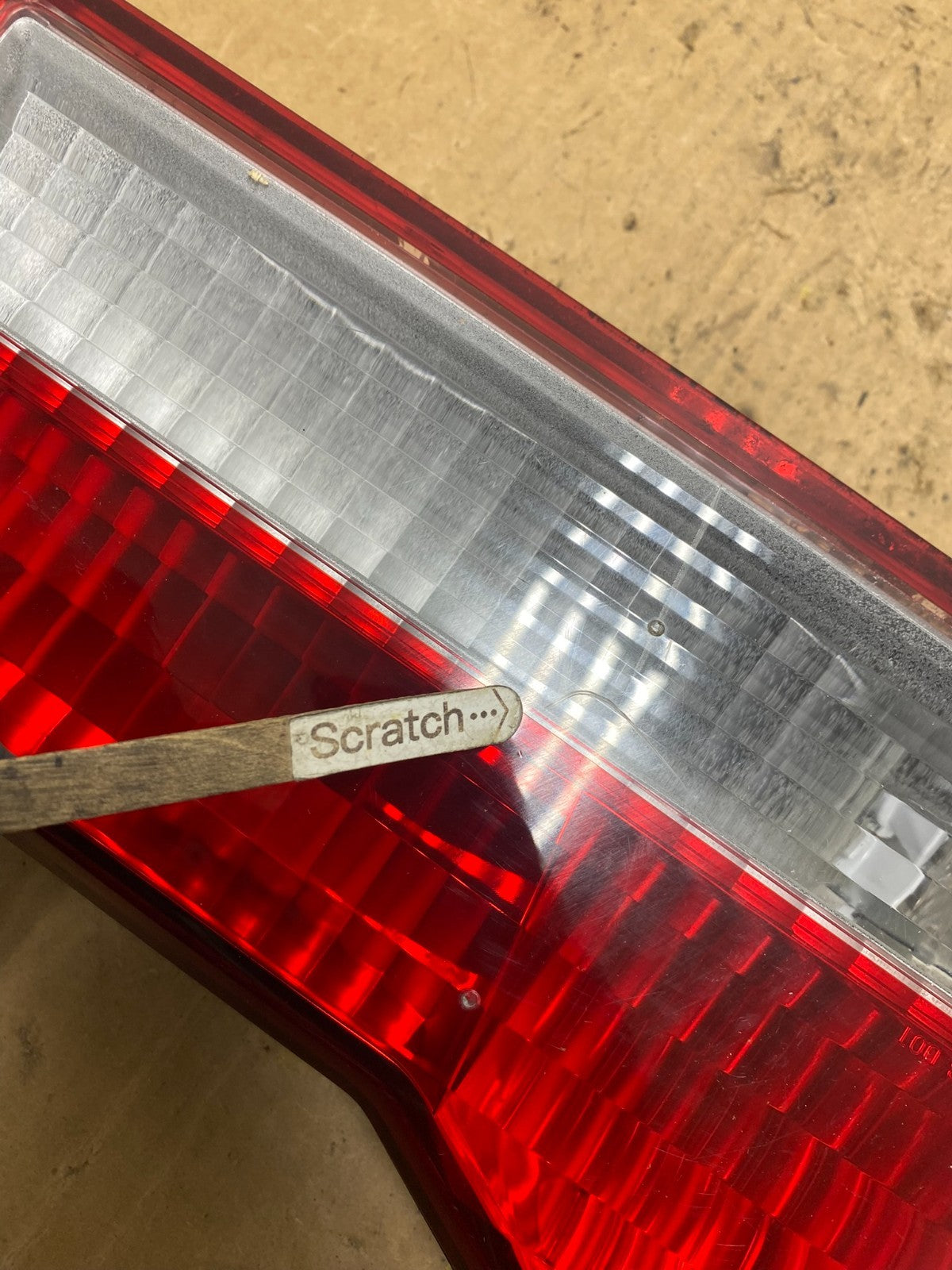2001 to 2002 Honda Accord Left Driver LH Side Inner Tail Light OEM Q8713 DW6