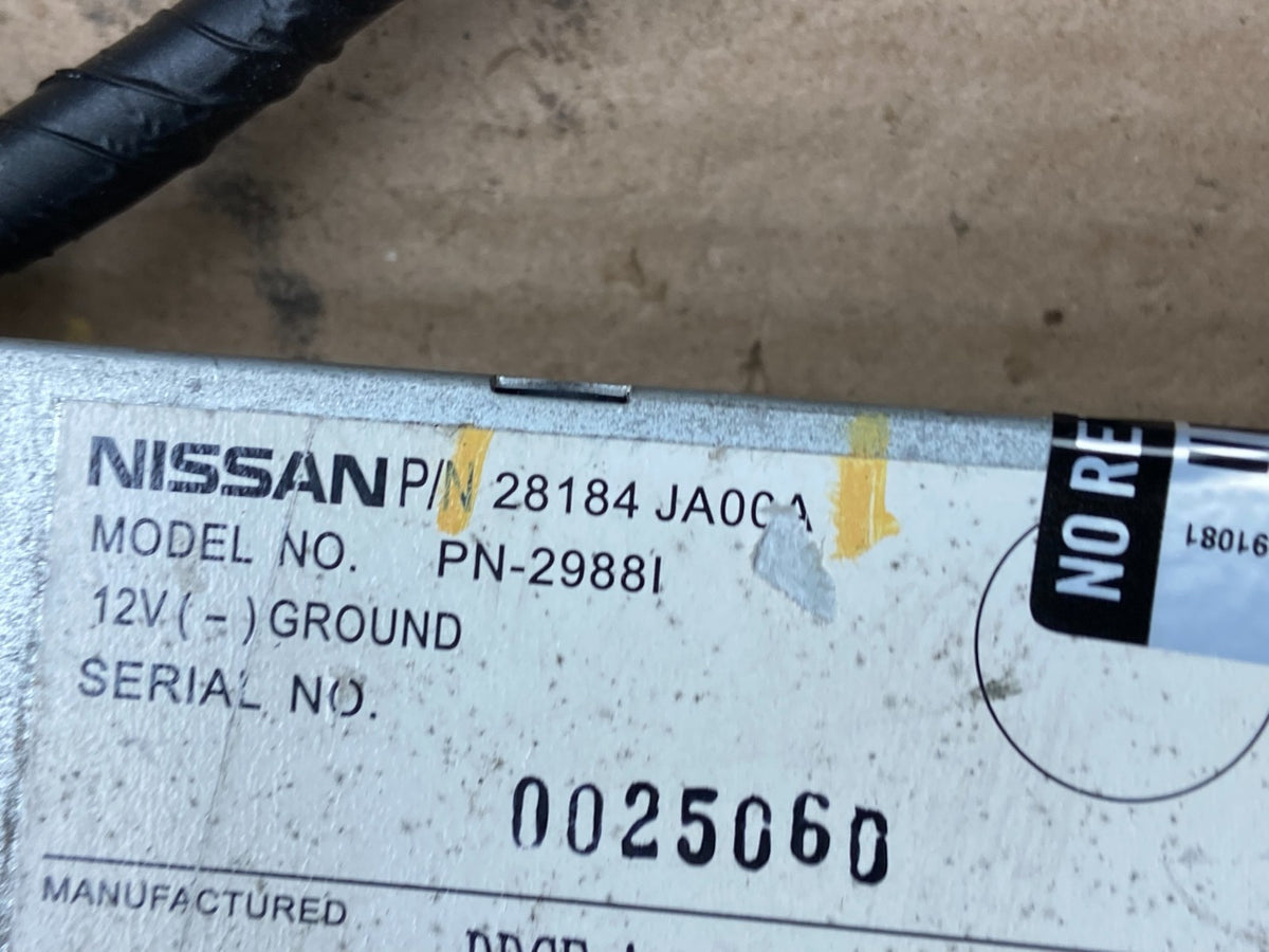 2007 to 2009 Nissan Altima 6 Disc Cd Changer y5539 DG6