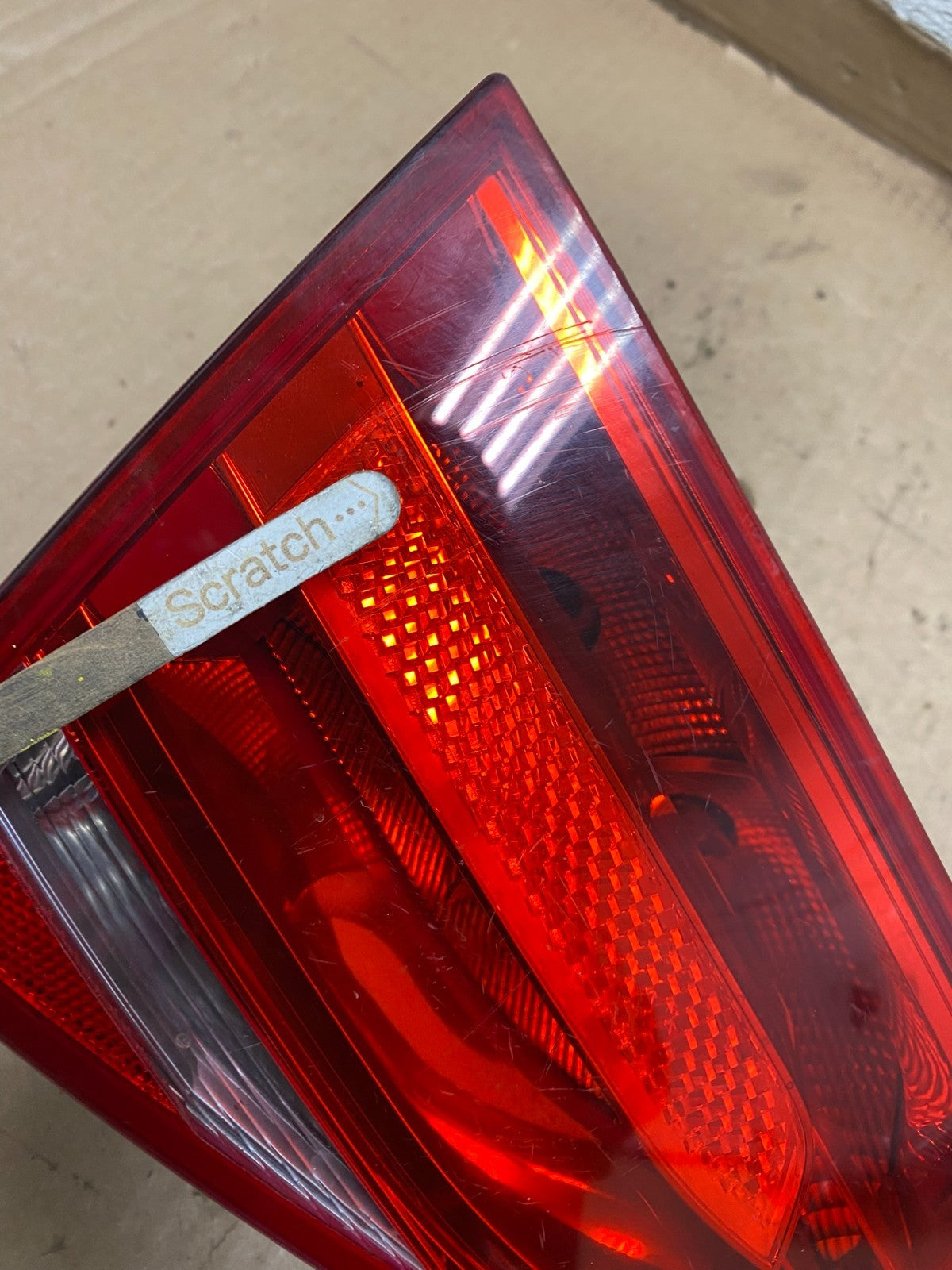 2009 2010 2011 2012 Audi A4 Sedan Left Driver Side Inner Tail Light U8771 DW3