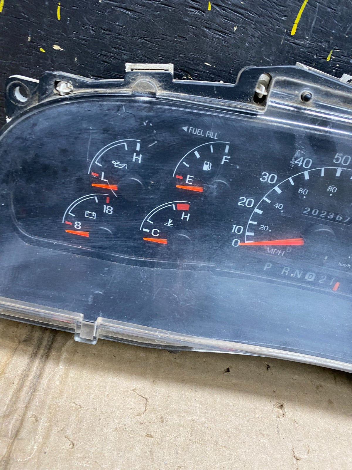 1999 - 2001 Ford F150 F-150 Speedometer Cluster Gauge Oem X6054 DG1