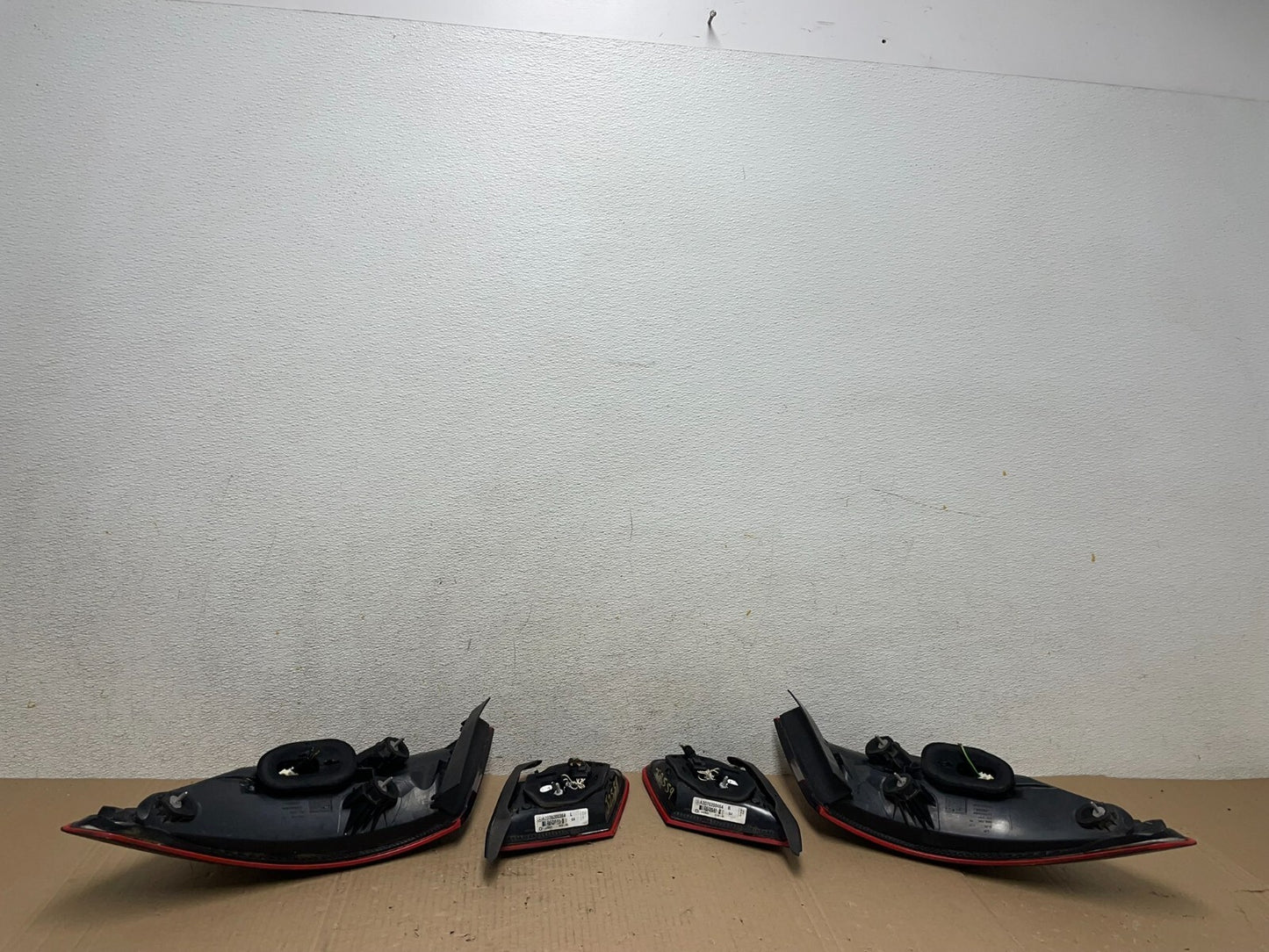 2010 to 2013 Mercedes E-Class Coupe Left+Right Set Inner Tail Lights OEM j2559 D10