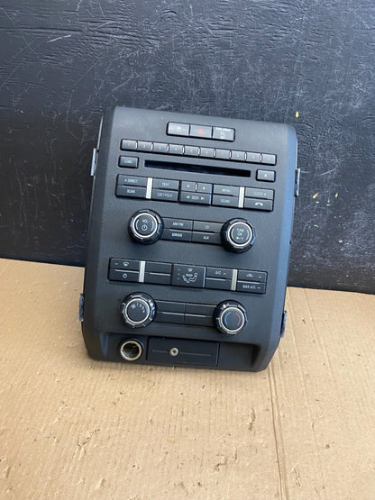 2009-2012 Ford F150 Heater Climate Control Radio Control Dash Bezel OE AE3920 DG0