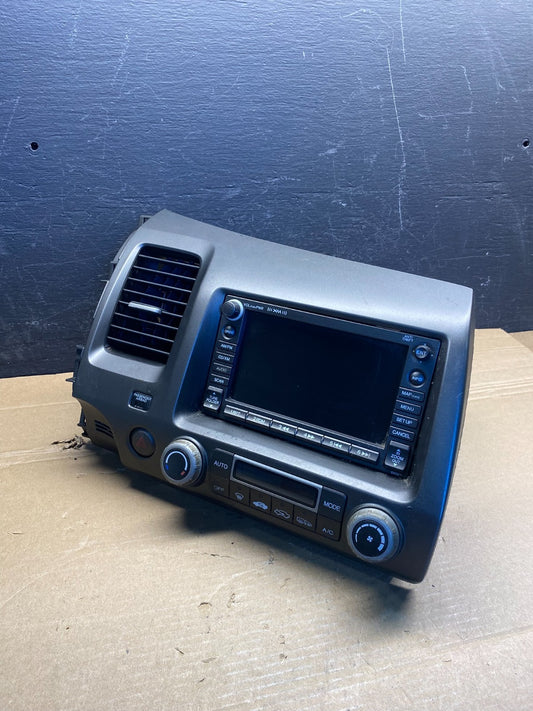 2006 - 2011 Honda Civic Radio AM/FM Climate Control Air Vent Bezel AD4949 DG0