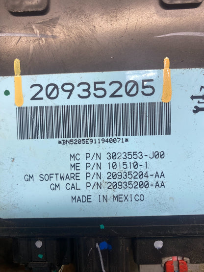2009-2012 GMC Acadia Power Motor Liftgate Tailgate Control Module AA0737 DG7