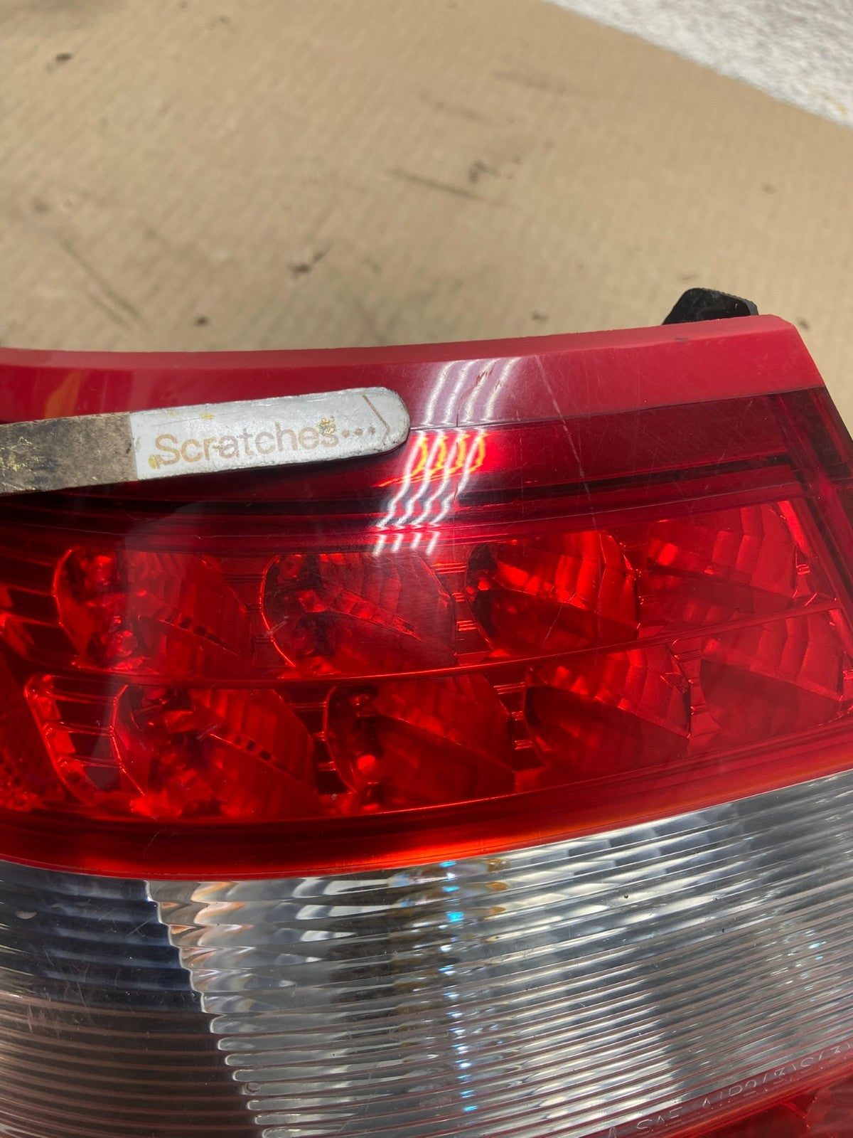 2007 to 2009 Lincoln MKZ Zephyr Left Driver Lh Side Tail Light AI9530 LK3
