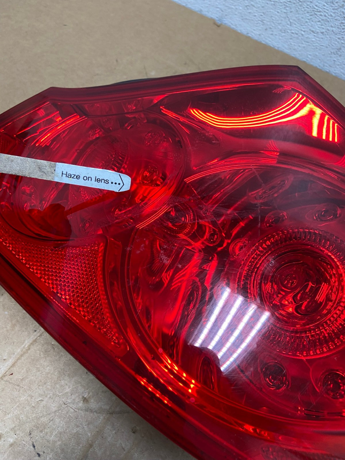 2007 to 2013 Infiniti G35 G37 Sedan Right Passenger Rh Tail Light AD6180 LK4
