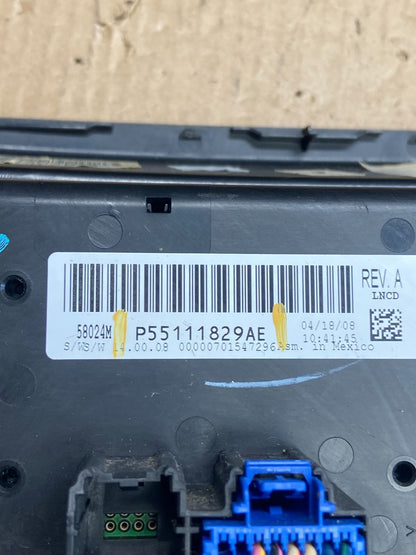 2008 to 2012 Jeep Liberty Dash Climate Temperature Control Radio Bezel AE3936 DG5