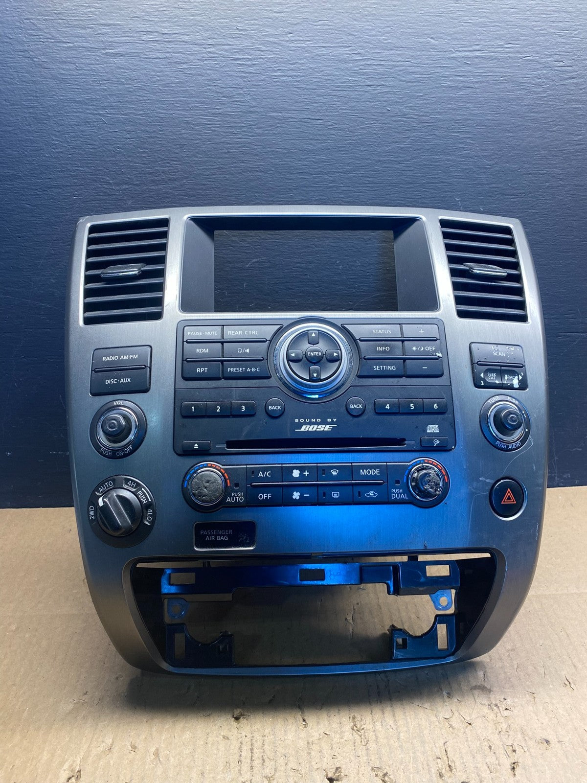 2008 to 2012 Nissan Armada Bose Radio CD Player A/C Climate Control OE AC2692 DG0