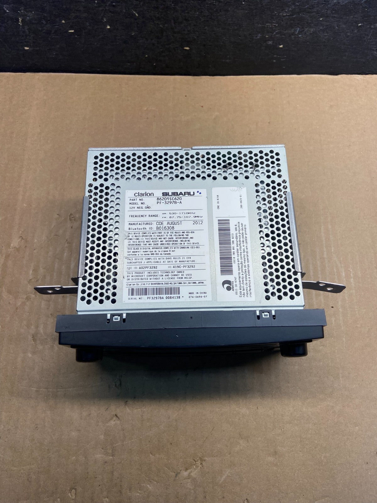 2009 to 2013 Subaru Forester Radio CD Player AUX AM/FM AF9399 DG3