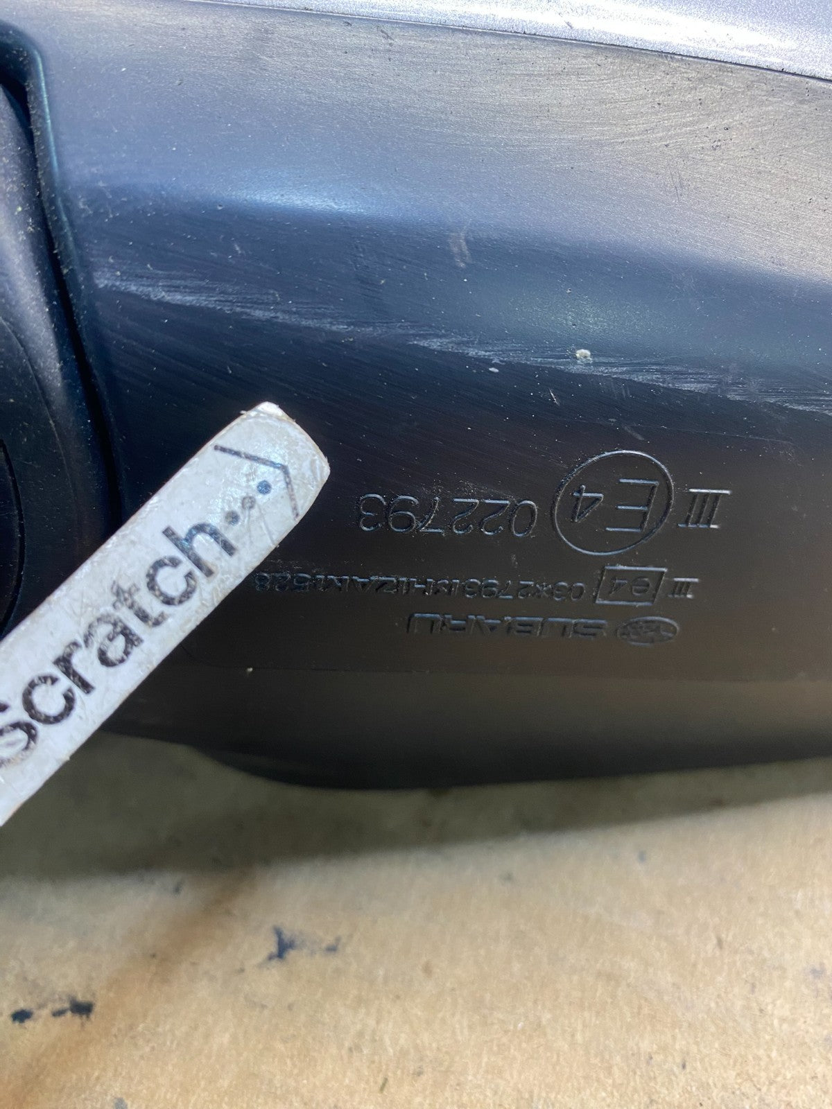 2009 to 2010 Subaru Forester Left Driver Side View Power Door Mirror ad3362 DG6