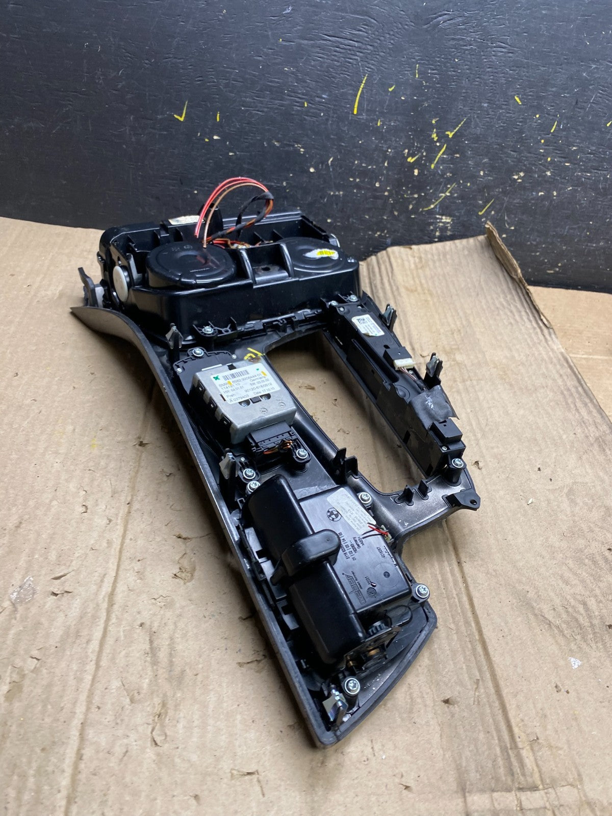 2011-2016 BMW 5 F10 Center Shifter Console Trim Cup Holder Switches OEM x1821 DG4
