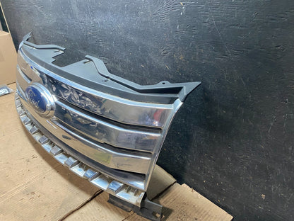 2007 2008 2009 2010 Ford Edge Front Upper Chrome Grill Grille Oem w2430 DG1