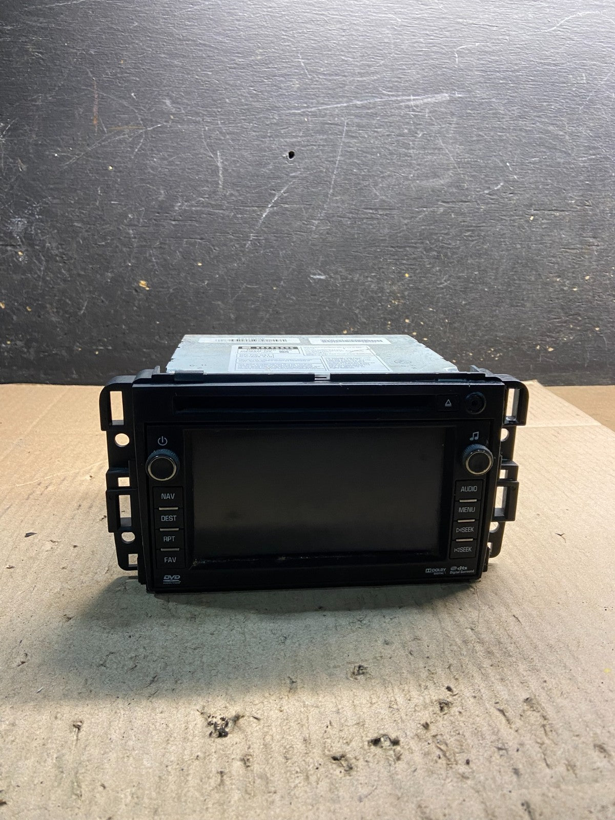 2007 to 2014 Chevrolet GMC Cadillac Radio Navigation Screen Display Z0650 DG0