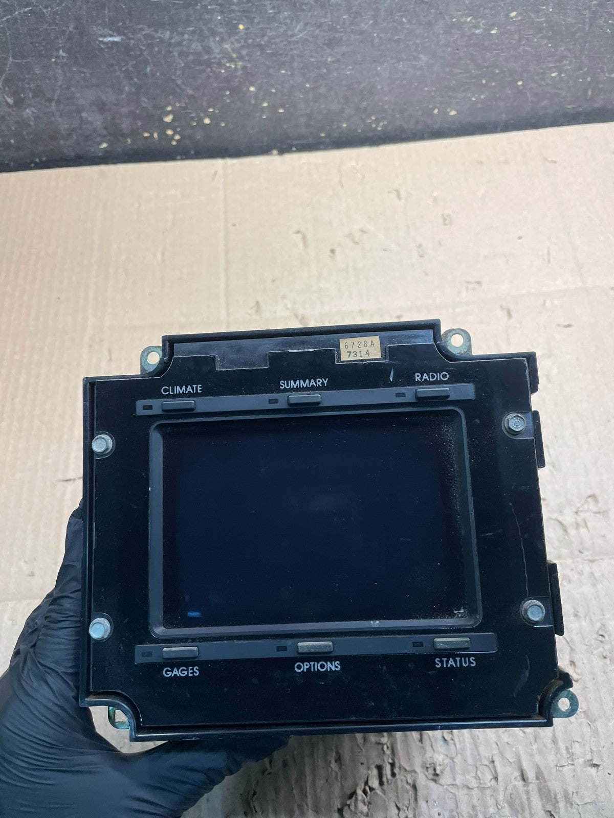 1988 to 1999 Buick Riviera Radio TouchScreen Heater Climate Control X8502 DG0
