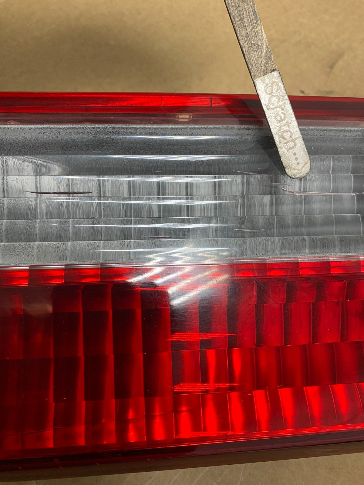 2001 to 2002 Honda Accord Left Driver LH Side Inner Tail Light OEM V0989 DW4
